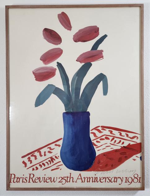 David Hockney Signed 1980 Paris Review Lithograph (1 of 4)