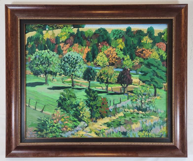 Charles M. Cohen Landscape Painting on Canvas (1 of 4)