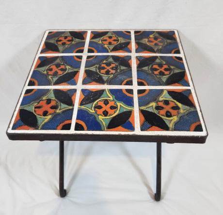 Vintage Taylor Tilery California Art 6 Tile Table (1 of 6)