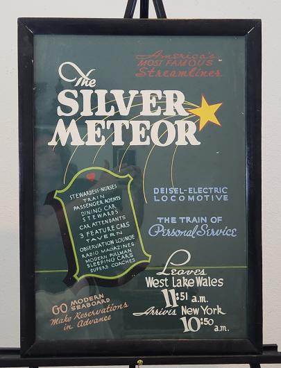 Florida Silver Meteor Framed Train Poster (1 of 3)