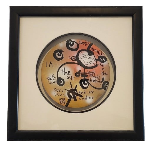 David Le Batard LEBO Framed Ceramic Art Bowl (1 of 10)