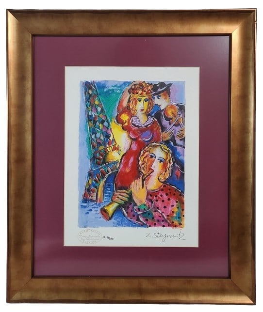 Zamy Steynovitz Eiffel Melodies Seriolithograph (1 of 7)