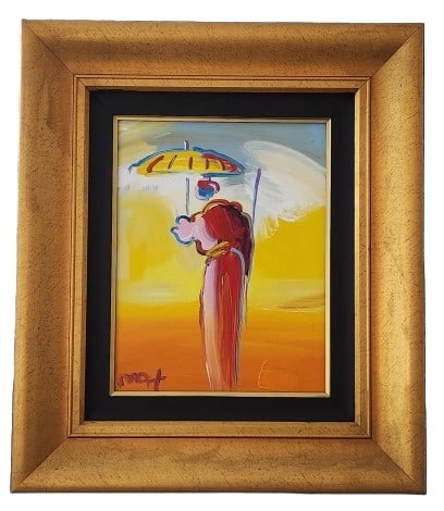 Peter Max Sage Umbrella & Cane Original Painting (1 of 9)