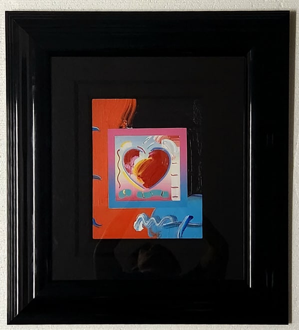 Peter Max Heart on Blends #495 A/L/P 298987 (1 of 4)