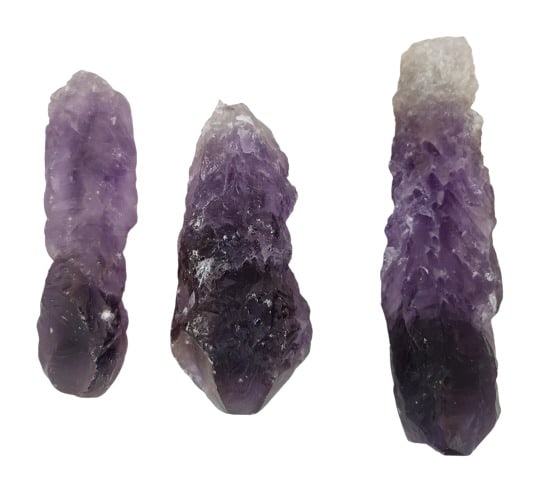 Large Natural Amethyst with Deep Purple Tips (1 of 5)