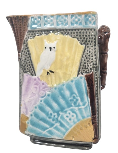 Eureka Pottery American Majolica Triangle Pitcher (1 of 6)