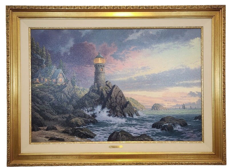 Thomas Kinkade SIGNED Rock of Salvation G/P (1 of 11)