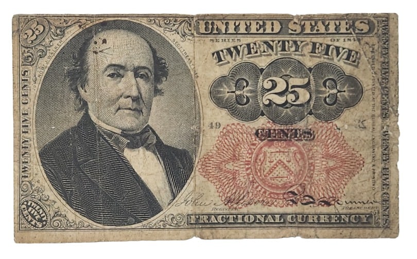1874 United States 25 Cent Fractional Note (1 of 9)