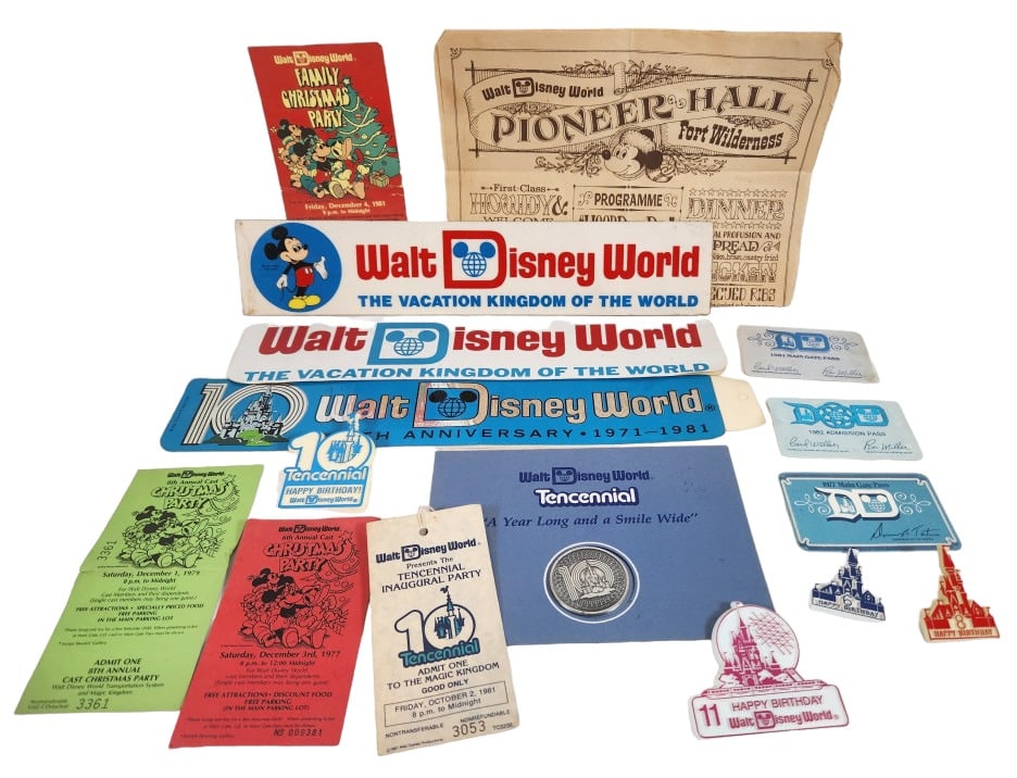 Vintage Disney World Souvenirs incl. Tencennial (1 of 8)