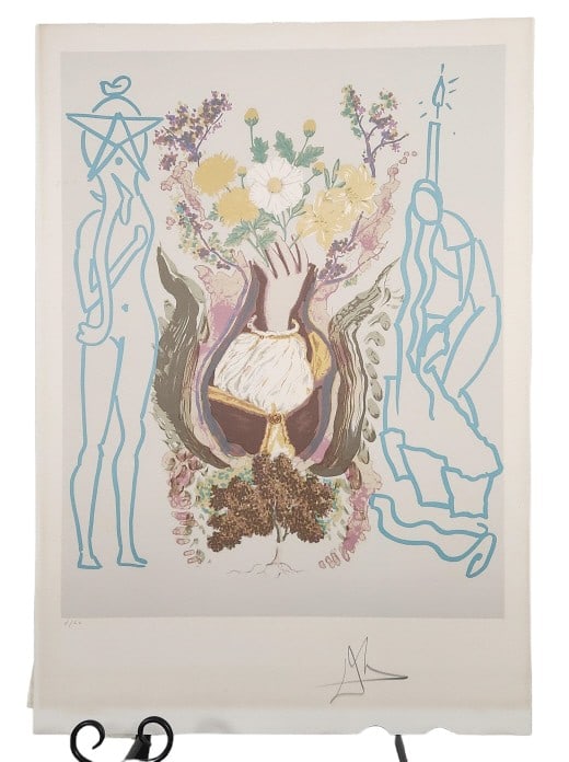 Dali Signed Renaissance (One of Coins) Lithograph (1 of 6)