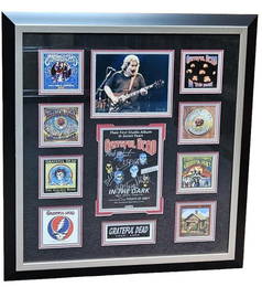 Grateful Dead Band Signed Display w/ Jerry Garcia