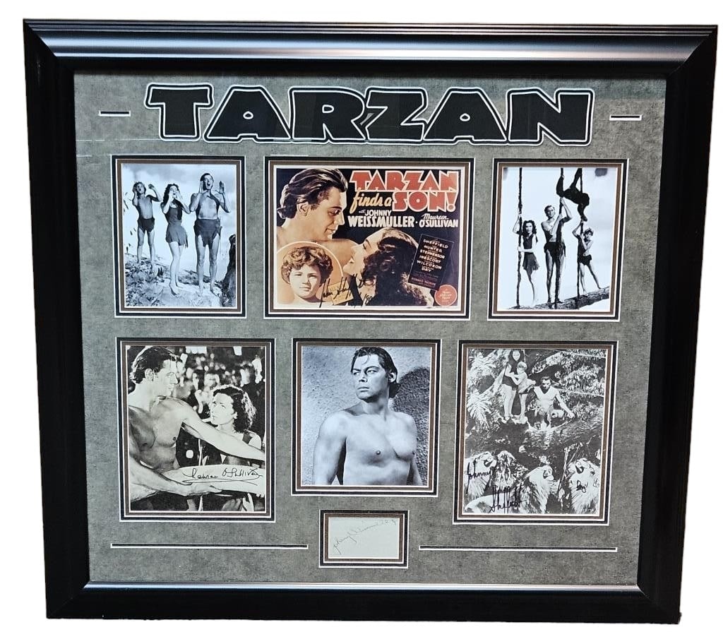 Tarzan Classic Film Autograph Display (1 of 9)
