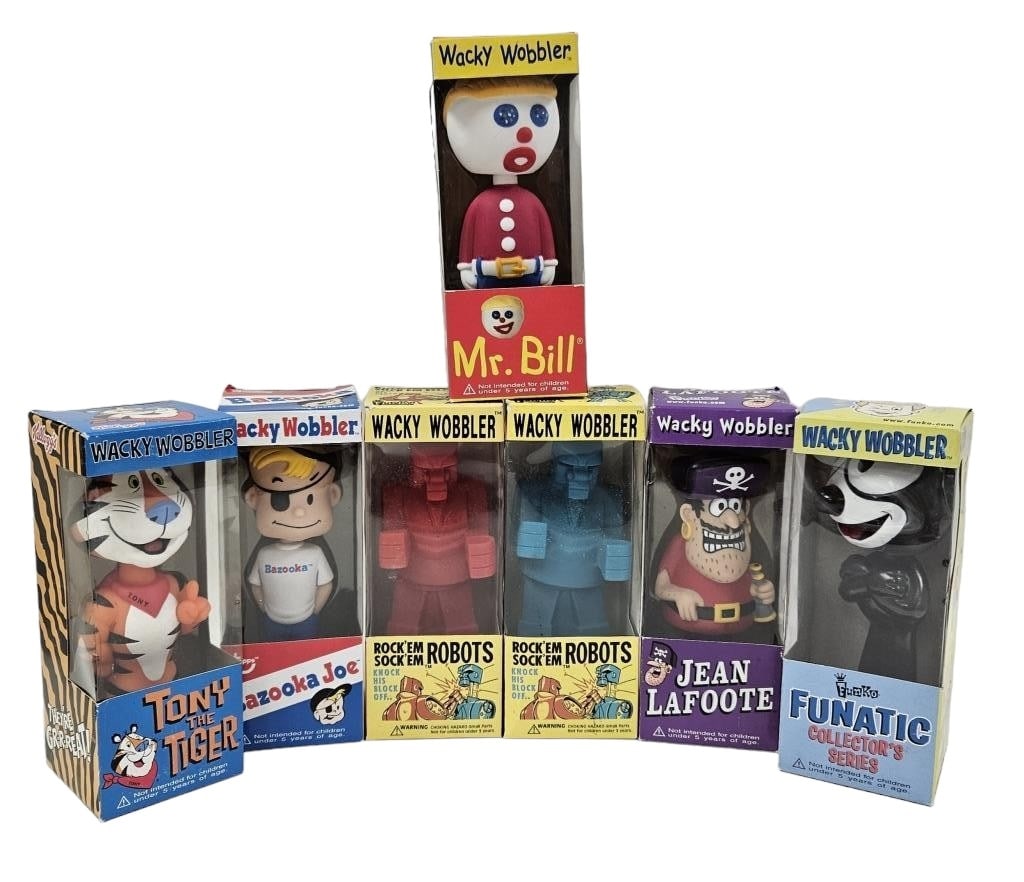 Funko Wacky Wobbler Pop Culture Lot (1 of 10)