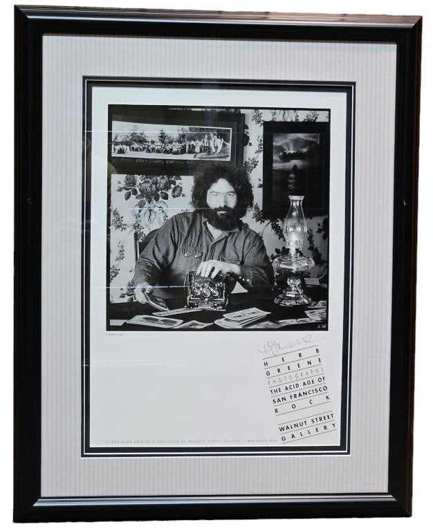 Herb Greene Signed Poster Feat. Jerry Garcia (1 of 10)