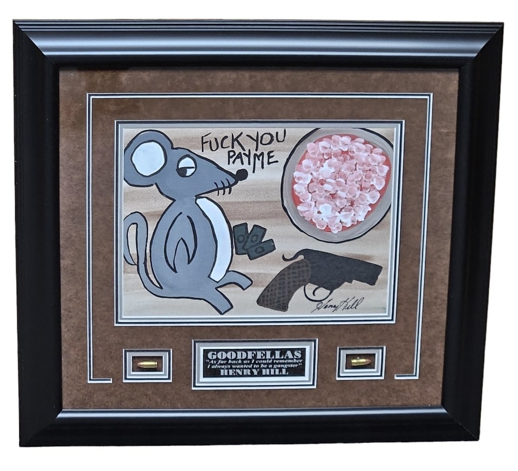 Goodfellas Henry Hill Signed Art Display (1 of 5)