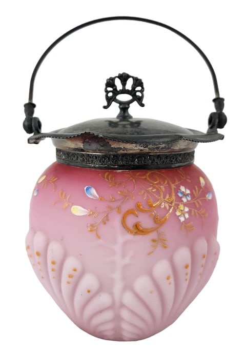 Gorgeous Antique Consolidated Glass Biscuit Jar (1 of 7)