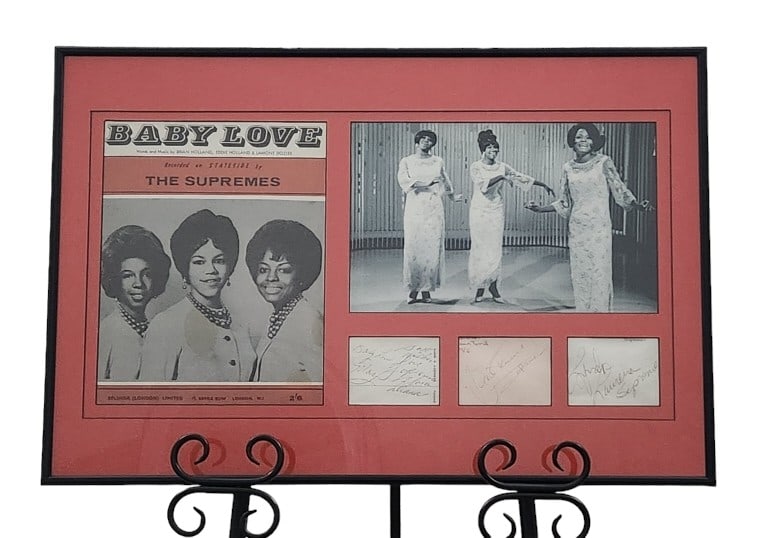 The Supremes Diana Ross Autographs (1 of 8)