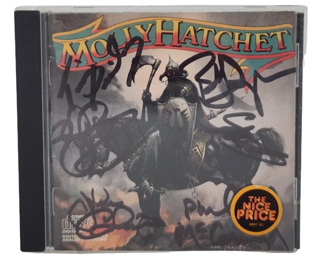 Molly Hatchet Band Signed CD Insert (1 of 7)