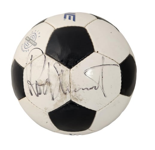 Rod Stewart Hand Signed Concert Soccer Ball (1 of 6)