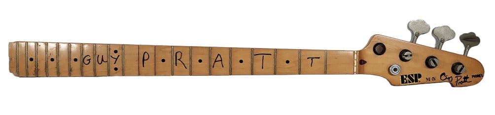 Pink Floyd Guy Pratt Signed ESP Bass Guitar Neck (1 of 9)