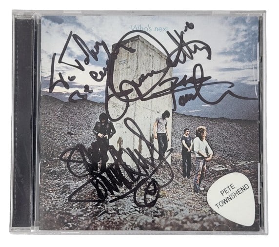 The Who Signed CD Insert & Guitar Pick (1 of 7)