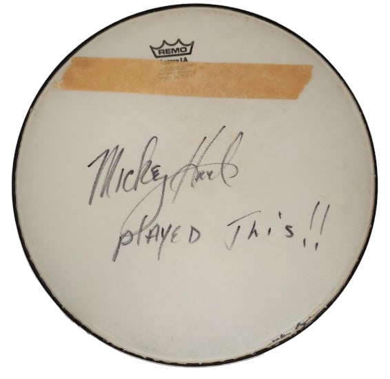 Grateful Dead Mickey Hart Played This Skin (1 of 6)