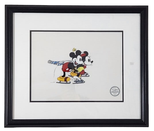 Mickey on Ice LE Disney Framed Serigraph Cel (1 of 7)