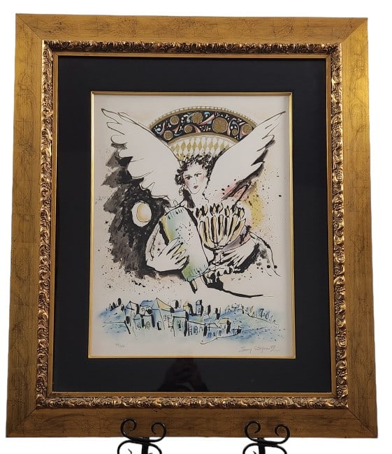 Zamy Steynovitz Signed Evening Prayer Lithograph (1 of 9)