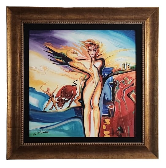 Alfred Gockel Signed All Fired Up Giclee on Canvas (1 of 5)