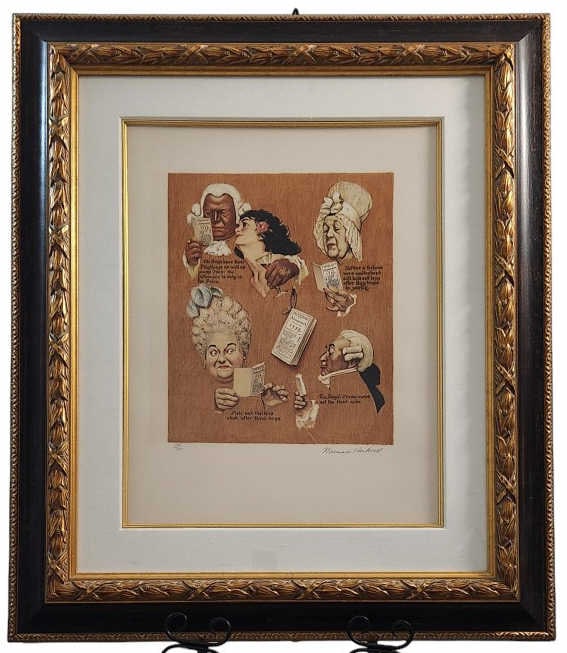 Norman Rockwell Signed "Royal Crown" Lithograph (1 of 8)