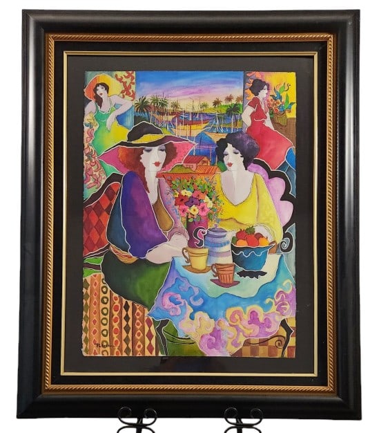 Patricia Govezensky Signed Watercolor Untitled (1 of 9)