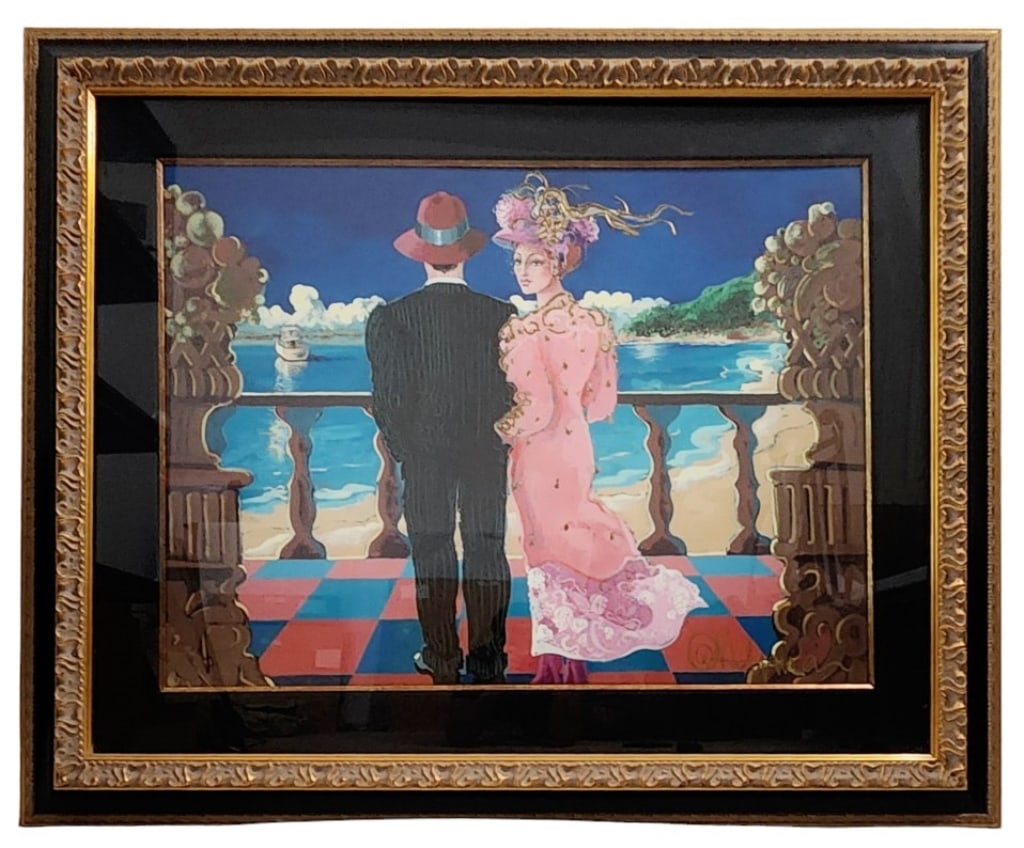 Otto Aguiar Signed Afternoon Promenade Giclee (1 of 7)