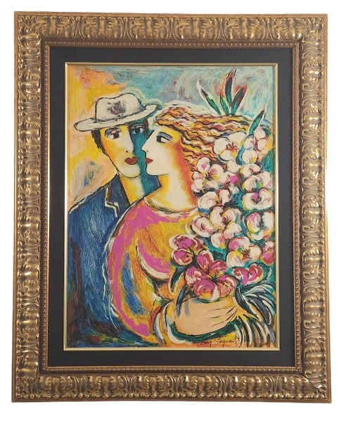 Zamy Steynovitz Spring Bouquet Signed Serigraph (1 of 5)