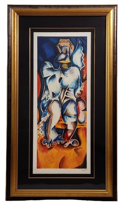 A. Nechita Signed "Tribute to an Angel" Lithograph (1 of 8)