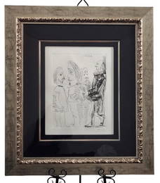 Pablo Picasso Signed "Block 1943" Etching