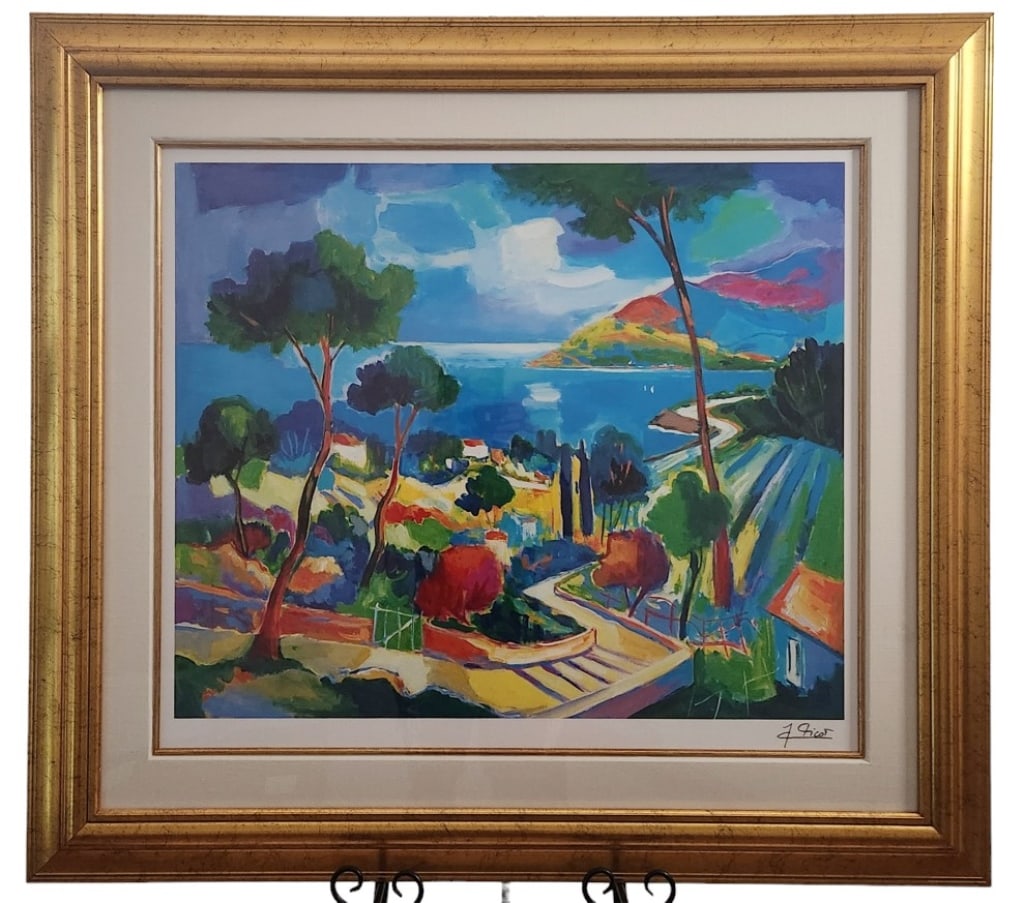 Jean-Claude Picot Signed Seriolithograph Framed (1 of 7)