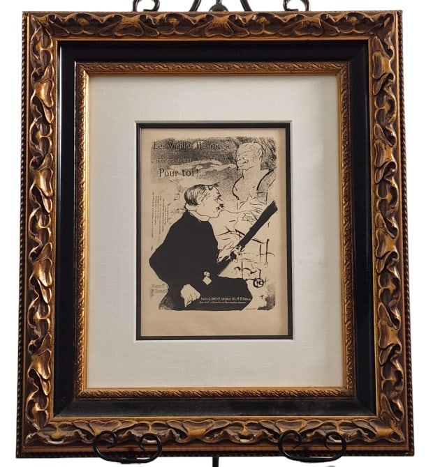 Henri de Toulouse Lautrec "Por Toi!" Lithograph (1 of 5)