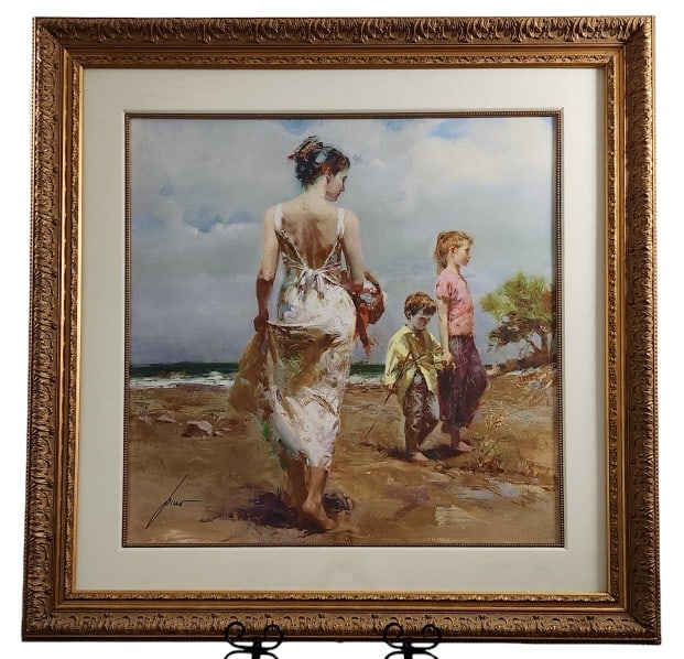 Pino Signed Mediterranean Breeze Framed Giclee (1 of 7)