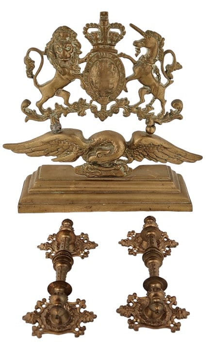 Brass Door Pulls and Architectural Salvage (1 of 8)