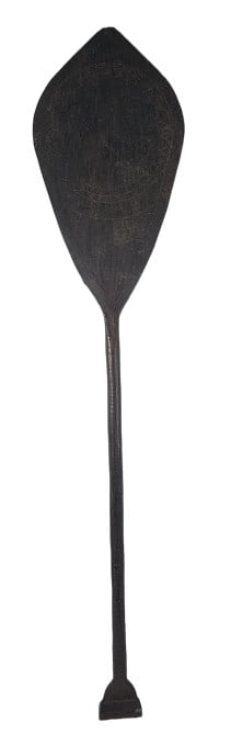 Antique Polynesian Austral Islands Wooden Canoe Paddle (1 of 8)
