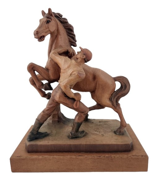 ANRI Vintage Italian Jockey Horse Figure (1 of 5)