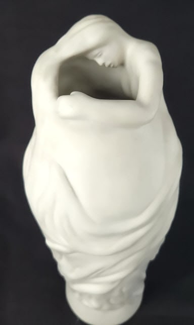 White Matte Van Briggle Pottery Lorelei Vase (1 of 6)