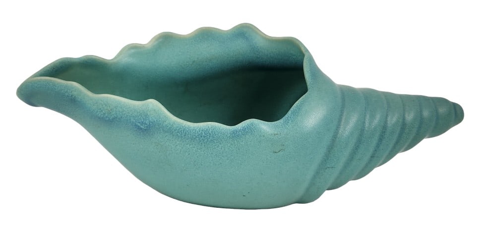 12" Van Briggle Seashell Planter (1 of 5)