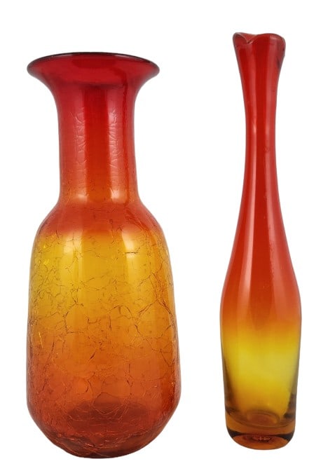 MCM Kanawha Pitcher & Blenko Vase (1 of 10)