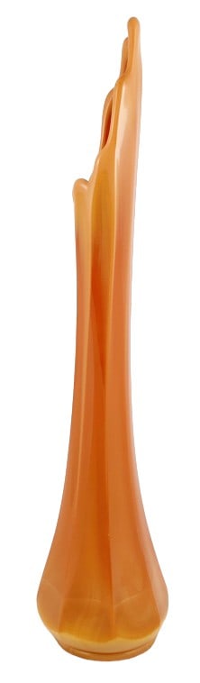 L.E. Smith MCM Bittersweet Swung Vase (1 of 7)