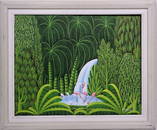 Henri-Robert Bresil Flamingo Acrylic on Canvas