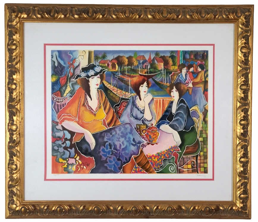 Patricia Govezensky Port Cafe Signed Serigraph (1 of 7)