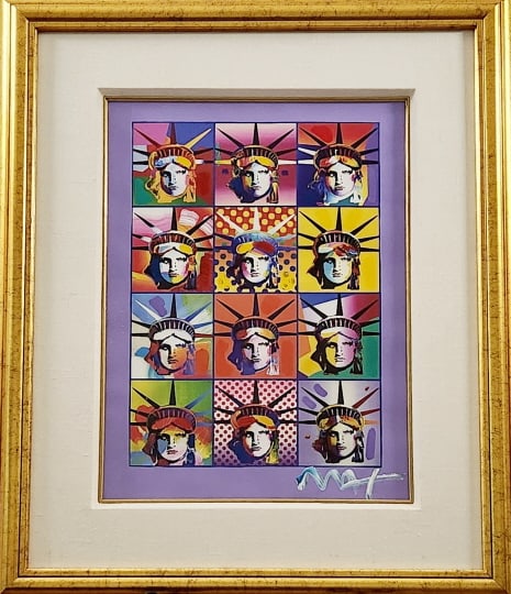 Peter Max Signed Liberty & Justice For All II (1 of 7)