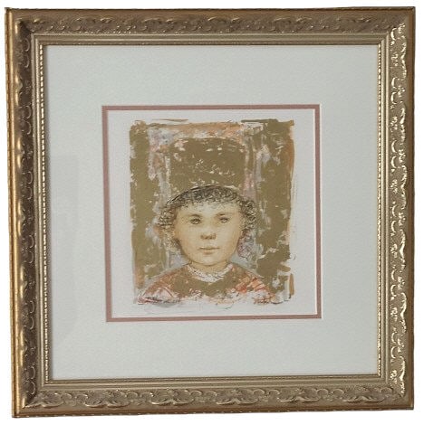 Edna Hibel Hand Signed Lithograph (1 of 7)