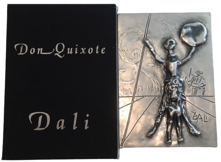 Salvador Dali Bas Relief Platinum Don Quixote (1 of 13)